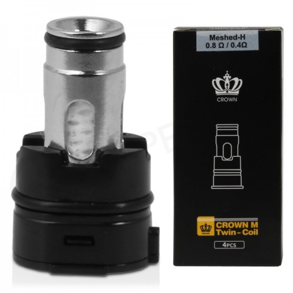 UWELL - Crown M Twin Head 0,4 / 0,8 Ohm 4er Pack