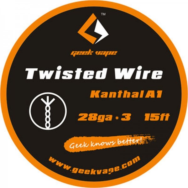 GEEK VAPE - Twisted Wire Kanthal A1 28ga*3 - 15ft