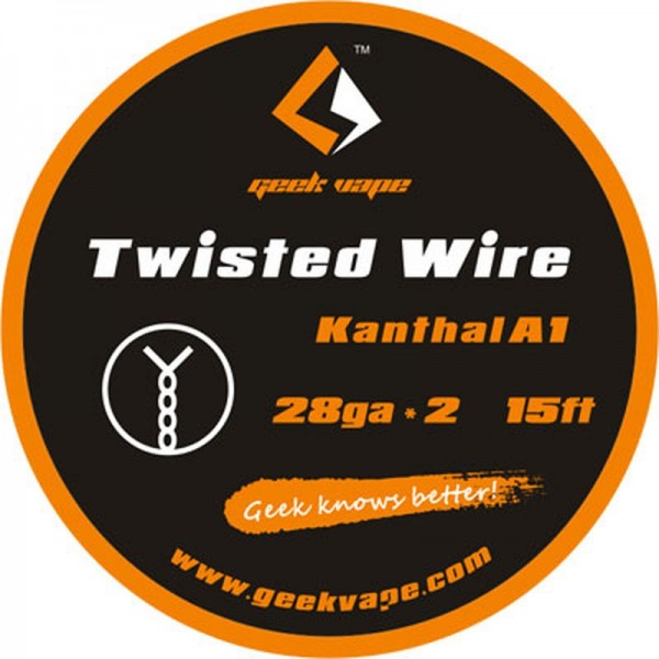 GEEK VAPE - Twisted Wire Kanthal A1 28ga*2 - 15ft