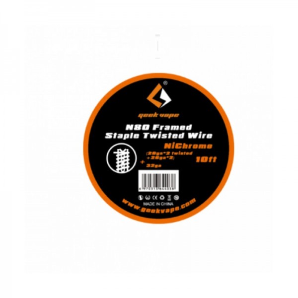 GEEK VAPE - NI80 Framed Staple Twisted Wire - 10ft