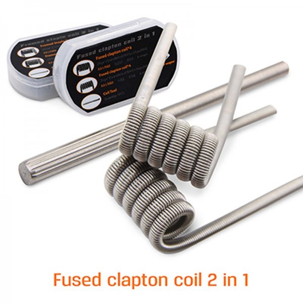 GEEK VAPE - 4 + 4 Pack Fused Clapton Coil F201 2 in 1