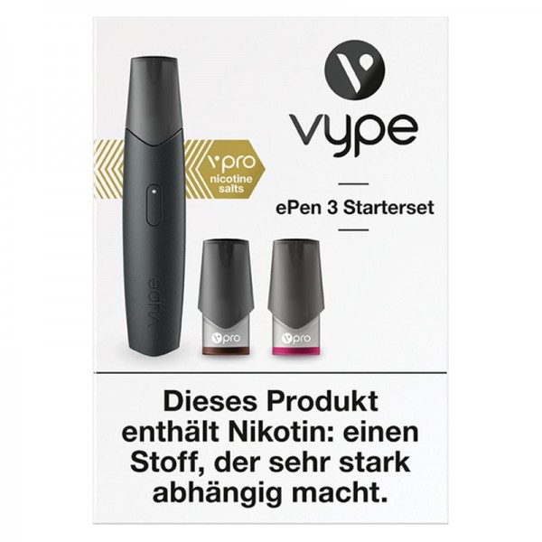 VYPE - ePen 3 Starterset mit 2 x 12mg Pods