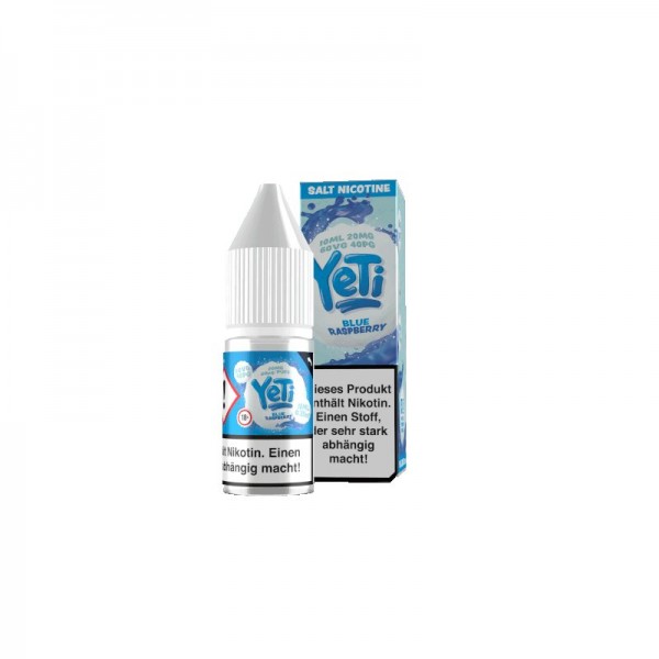Yeti Blue Raspberry Nikotinsalz Liquid mit Steuerzeichen 10ml