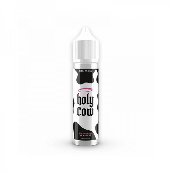 PROHOBITION VAPE - HOLY COW - Strawberry Milkshake Longfill Aroma 10ml mit Steuerzeichen