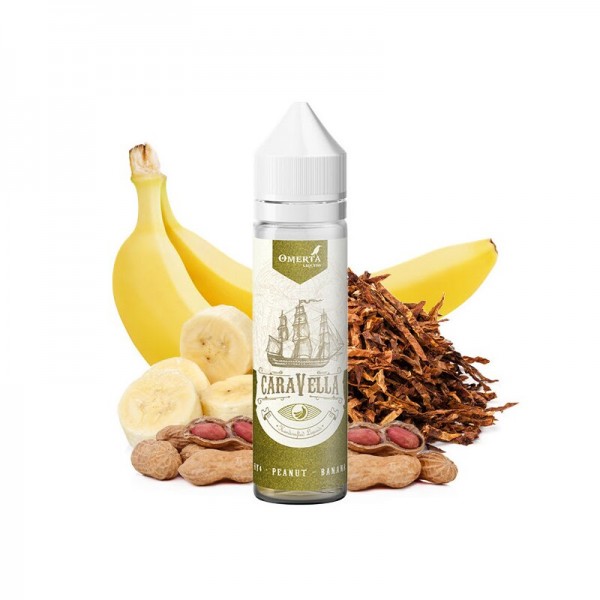 OMERTA LIQUIDS - CARAVELLA RY4 Peanut - Banana Longfill Aroma 10ml mit Steuerzeichen
