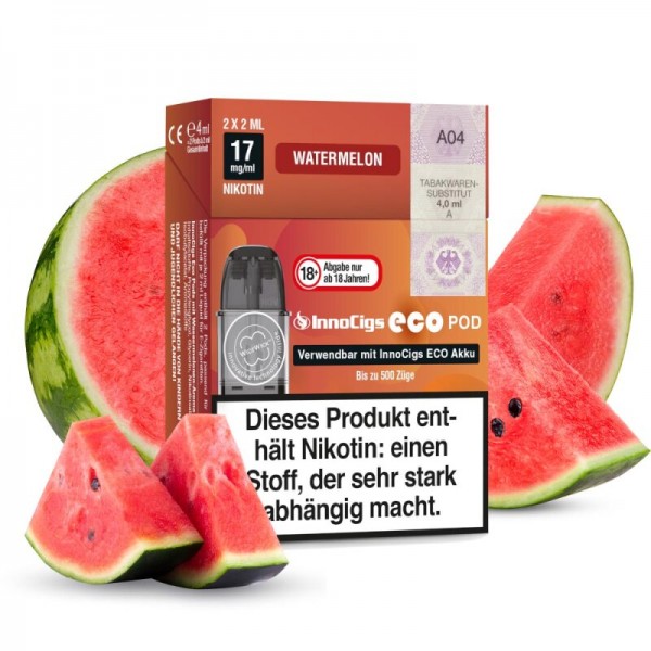 INNOCIGS - ECO Pod 2er Pack Watermelon -4ml-
