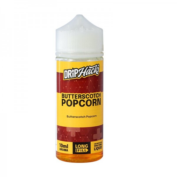 DRIP HACKS - Butterscotch Popcorn Longfill Aroma mit Steuerzeichen