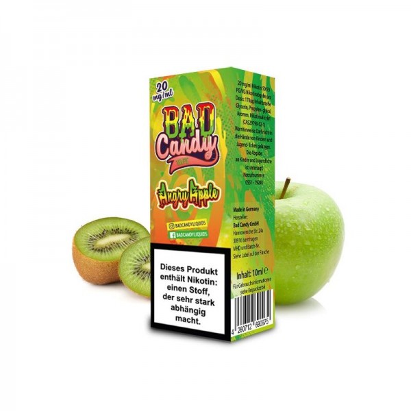 BAD CANDY - Angry Apple Nikotinsalzliquid 10ml mit Steuerzeichen