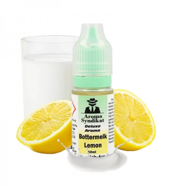 AROMA SYNDIKAT - DELUXE AROMA - BOTTERMELK LEMON 10ml Aroma mit Steuerzeichen