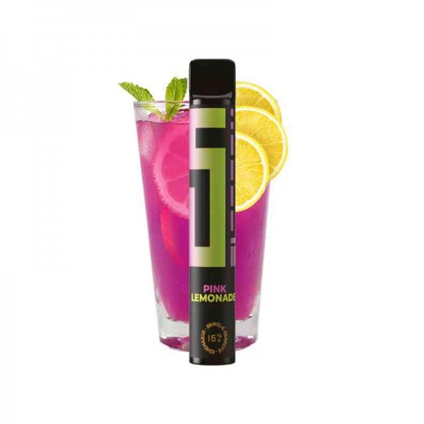 5 ELEMENTS - Pink Lemonade Einweg E-Zigarette mit Steuerzeichen (Nikotinfrei/Nikotinsalz)