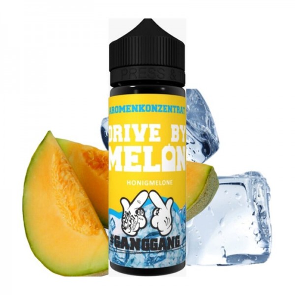 #GANGGANG - Drive by Melon on ICE Longfill Aroma mit Steuerzeichen